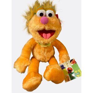 Sesame Street Zoe Plush Doll By Nanco 2003 Product Orange 15 Inches